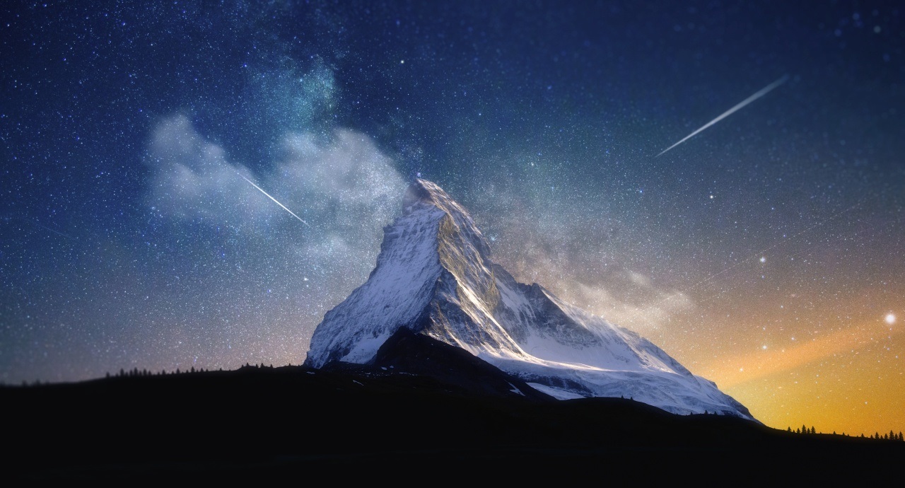 milky way mountain by yakub nihat wallpaper 1280x720