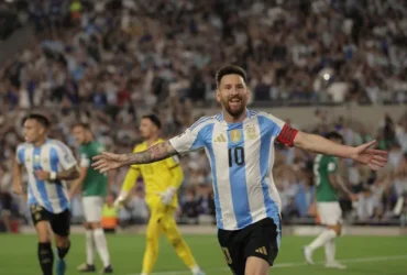 messi festejo argentina