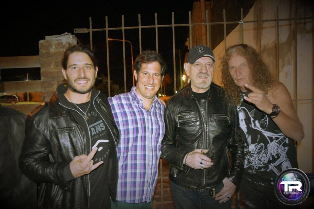 Pier Rock junto a Willy Quiroga