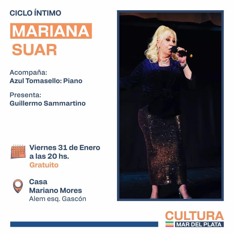 Mariana Suar en concierto