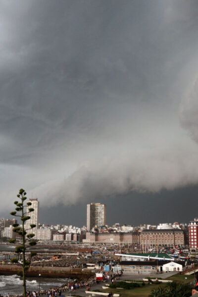 Tormenta en Mar del Plata