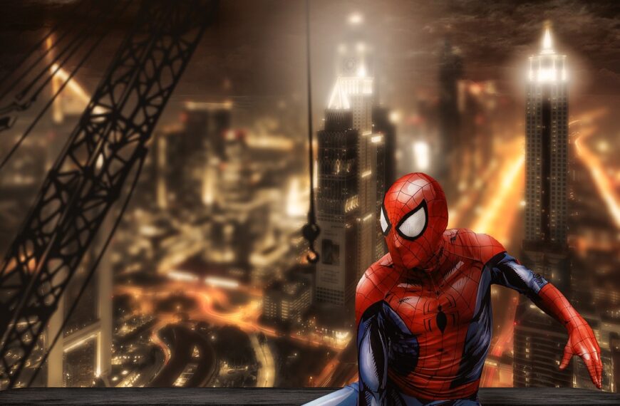 spiderman, superhero, comic, city, skyline, skyscrapers, big city, modern, skyscraper, lights, dusk, crane, cartoon character, night, grim, fantasy, composing, photomontage, spiderman, spiderman, spiderman, spiderman, spiderman