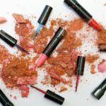 pulverized powders and assorted colored lispticks