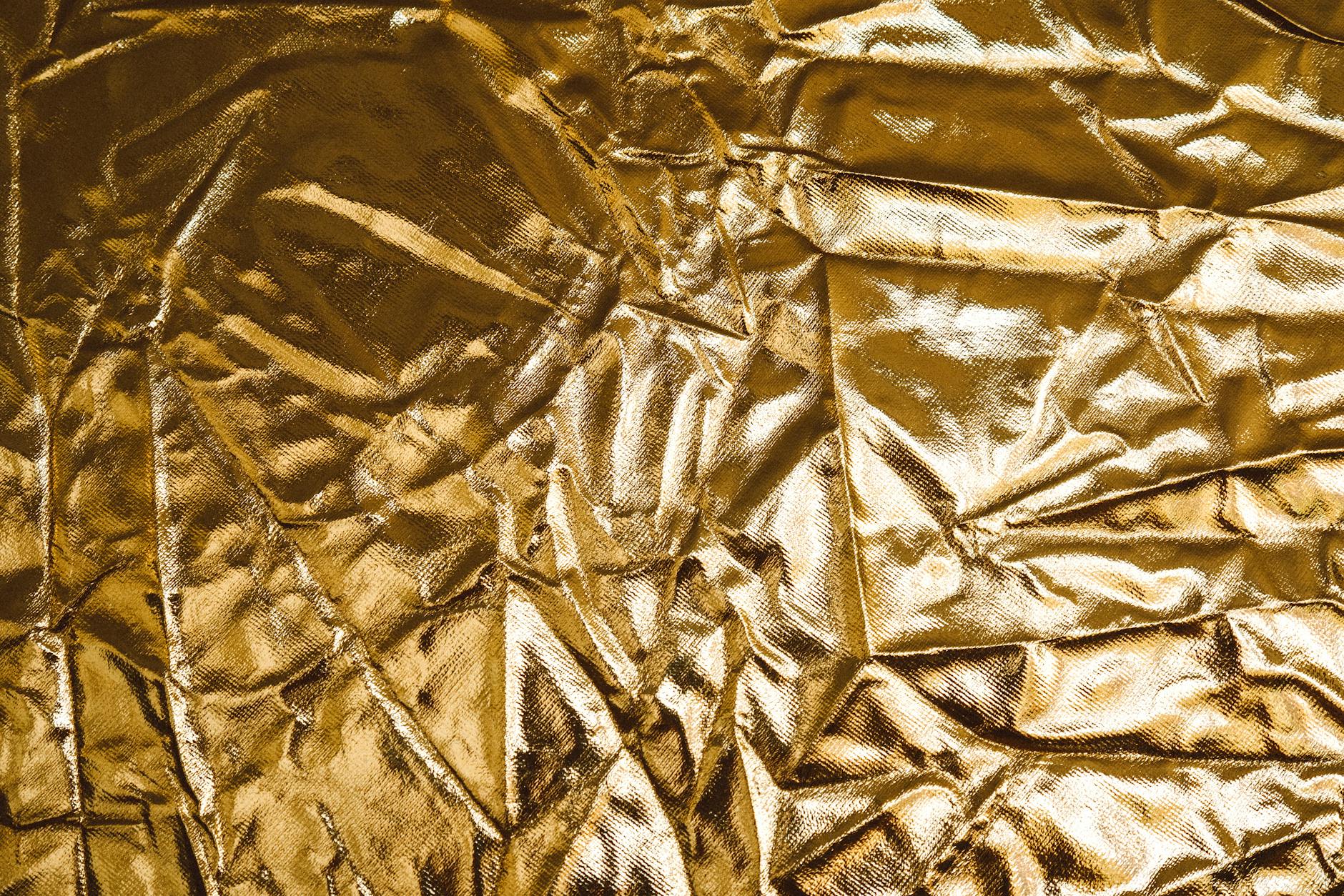 gold textile