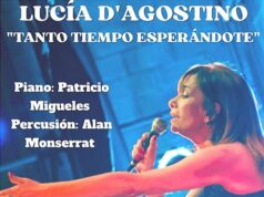“Tanto tiempo esperándote”: nuevo show musical de Lucía D´Agostino en La Bohemia