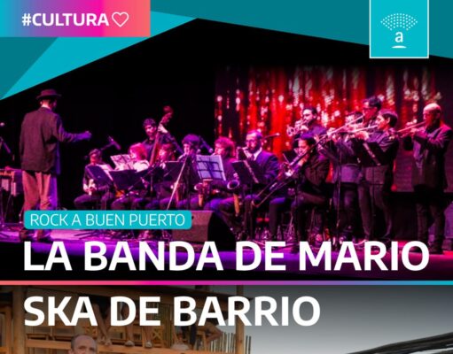 SKA DE BARRIO Y LA BANDA DE MARIO SE PRESENTARÁN EN EL CICLO “ROCK A BUEN PUERTO”